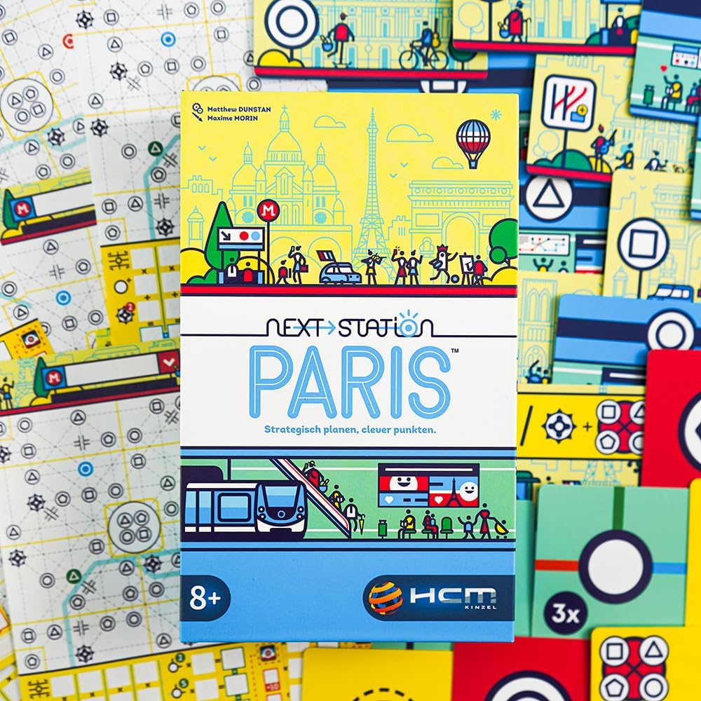 HCM Kinzel - Next Station Paris | Teil der Next Station-Reihe | Flip & Write - Plane das Pariser U-B