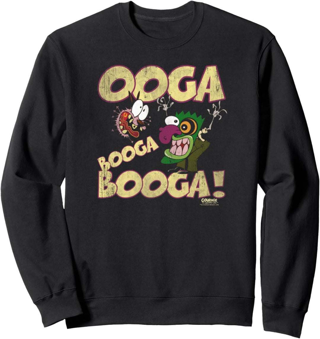 Courage the Cowardly Dog Ooga Booga Booga Sweatshirt