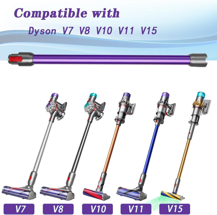 Schnellspanner Verlängerungsrohr kompatibel mit Dyson V7 V8 V10 V11 V15 – 72cm Ersatz Teleskoprohr A