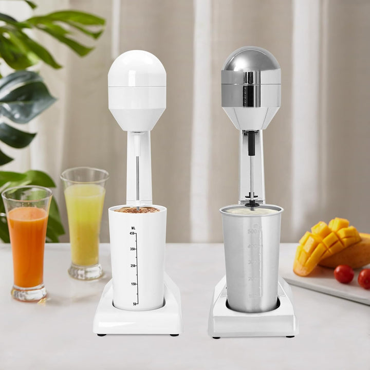 Drink Mixer Edelstahl Milchshaker 500ML Standmixer Milchshake-Maker 22000rpm 2 Geschwindigkeitsstufe