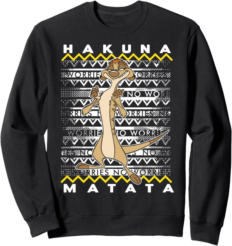 Disney The Lion King Timon Hakuna Matata Holiday Weihnachten Sweatshirt