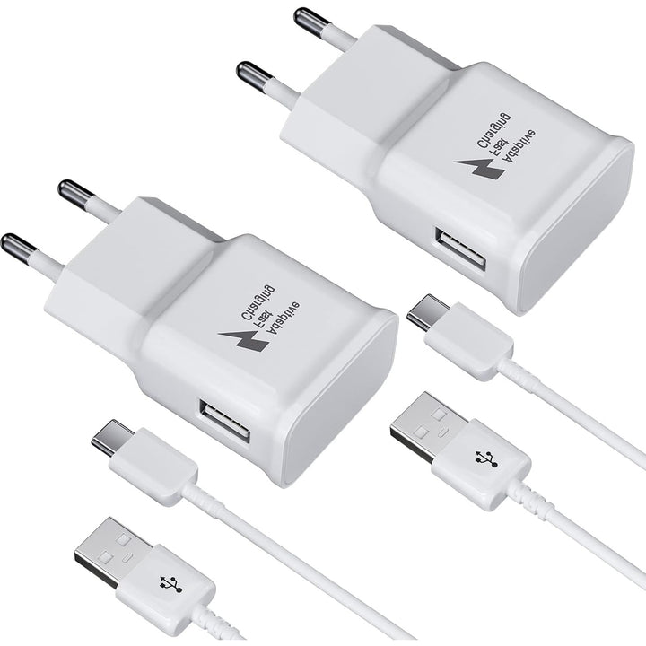 (2er Pack) USB Ladegerät mit 1,5m Ladekabel USB C Schnellladekabel Für Samsung Galaxy A16 A15 A14 A0