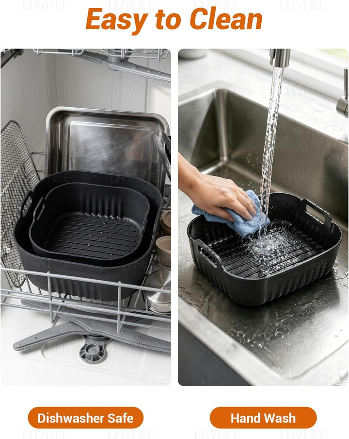Airfryer Zubehör für Ninja CRISPi FN101EU Air Fryer, Ninja Crispi Zubehör, Silikonform Heissluftfrit