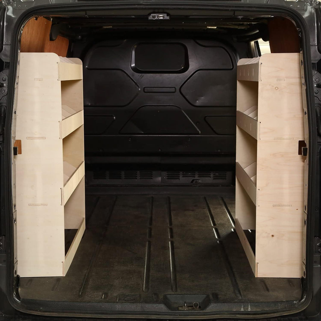 Vanify - Kompatibel mit Opel VIVARO L2 2019+ Fahrzeugeinrichtung Fahrzeugregale, doppelte Regale hin