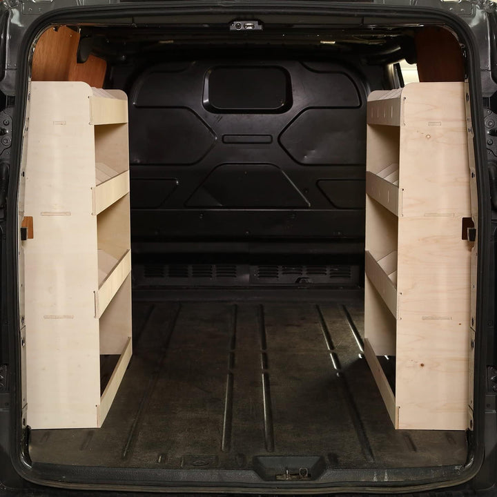 Vanify - Kompatibel mit Opel VIVARO L2 2019+ Fahrzeugeinrichtung Fahrzeugregale, doppelte Regale hin