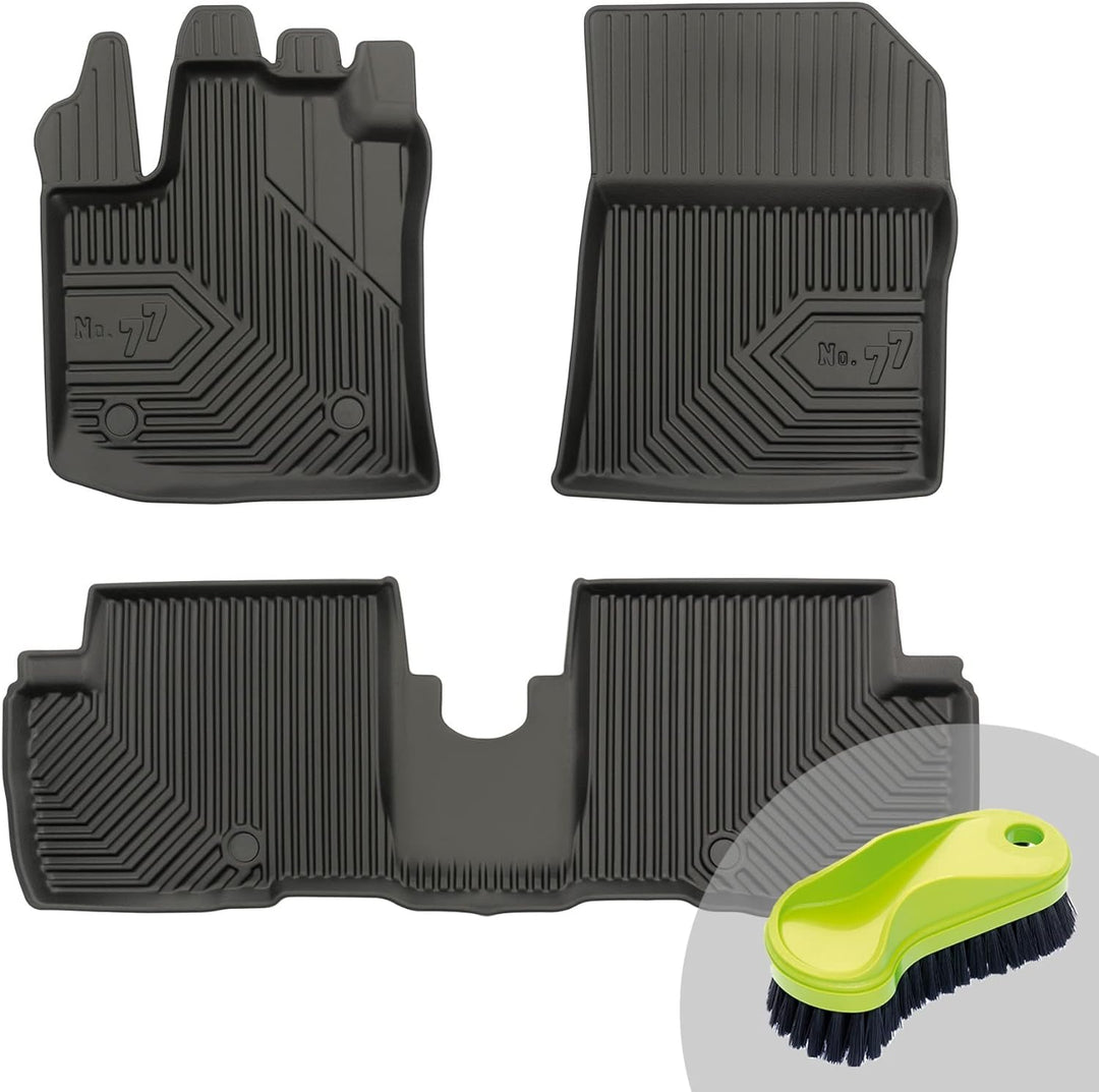 FROGUM No.77 Gummimatten Ganzjahresset von Auto Fussmatten Autofussmatten für Dacia Lodgy ab 2012 |