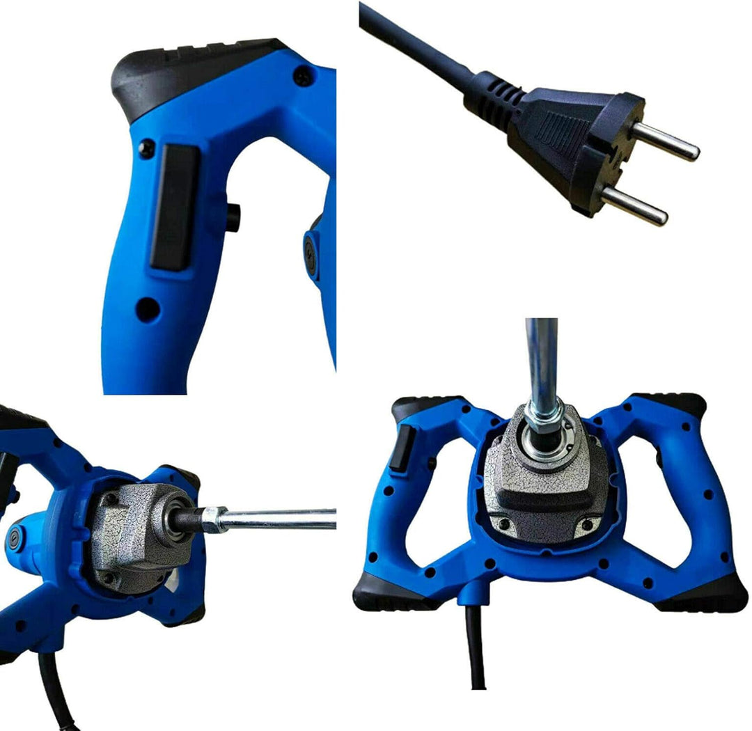 Rührwerk Mörtelrührer 230V, (Aufsatz 120 mm, 2600W, 0-1500 rpm, 6-Gang-Geschwindigkeitsregelung, Rüh