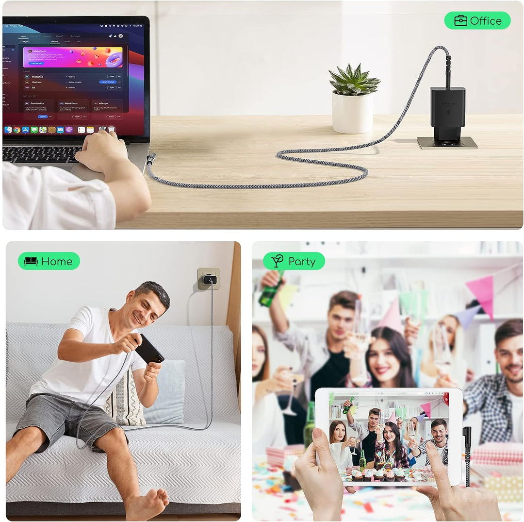 45W Samsung Ladegerät mit 3M USB C Kabel, USB C Netzteil Schnellladegerät USB C Ladegerät,für Samsun