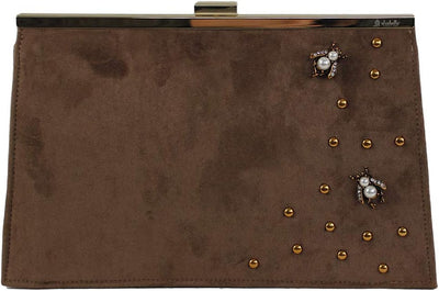EL CABALLO Damen Bolso De Mano Alanís Tasche mit Tragegriff Braun (Taupe), Braun (Taupe)