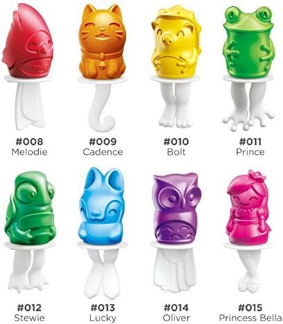Zoku ZK123-011 Eisformen Ice Pop Frosch, 45 ml, Kunststoff, grün