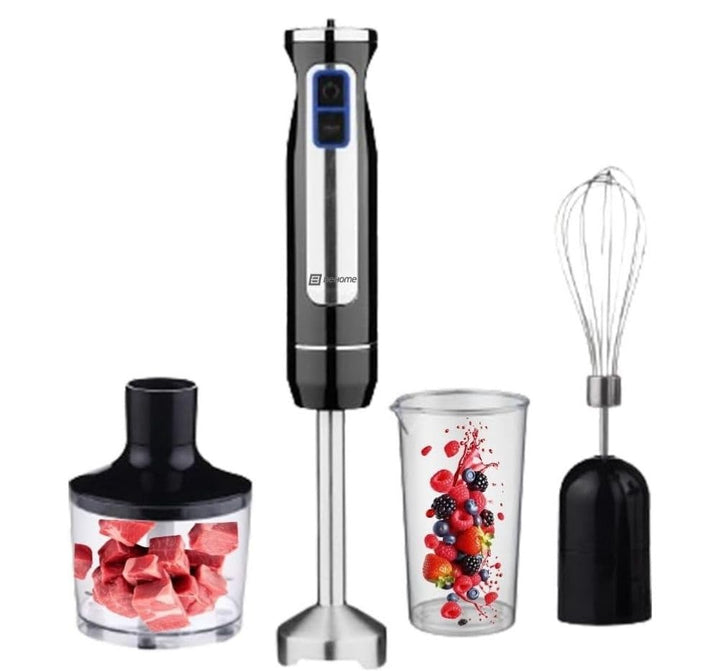 Multifunktionaler Mixer 3 in 1 | Zerkleinerer 8 Geschwindigkeiten mit 860 ml Becher 600 ml Schneebes