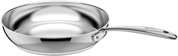 Lagostina Accademia Lagofusion Pfanne aus Edelstahl 18/10 mit Langem Griff, 28 cm Ø, Pfanne für Indu
