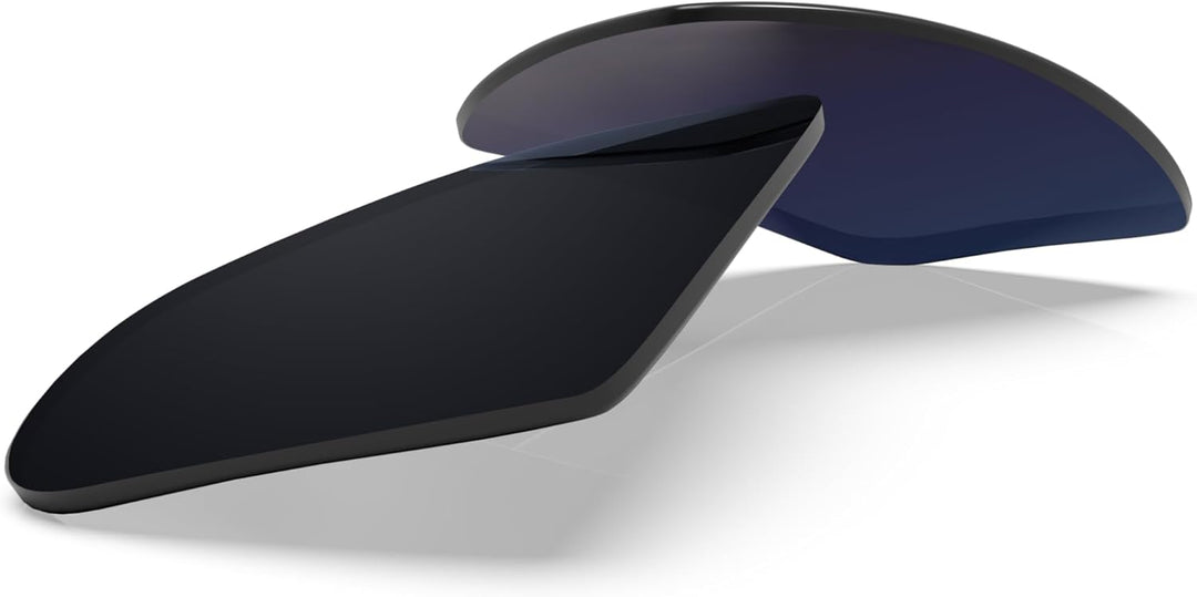 BlazerBuck Anti-salz Polarisierte Ersatzgläser für Oakley Crankshaft OO9239 Schwarz Polarisiert - [P