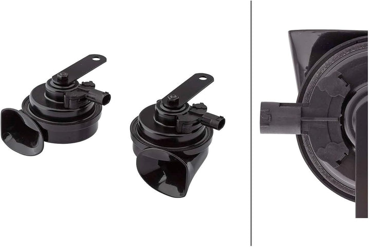 HELLA Fanfare - OE-CONNECT HORN TE26 SET - 12V - 110dB(A) - Frequenzbereich von: 400Hz - Frequenzber