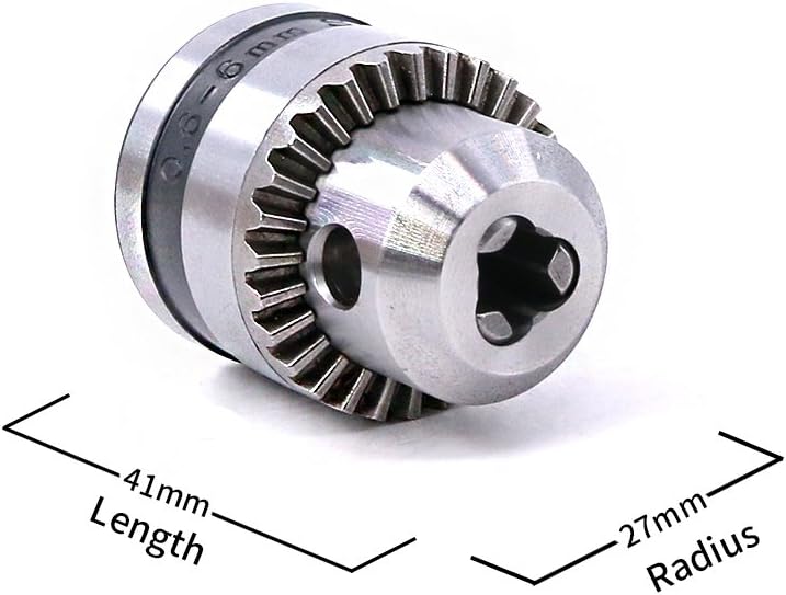 Swpeet 1/4 Zoll (0.6-6mm) Handbohrmaschine mit 13 Stahlbohrern (40–98 mm),Leistungsstark Spannfutter