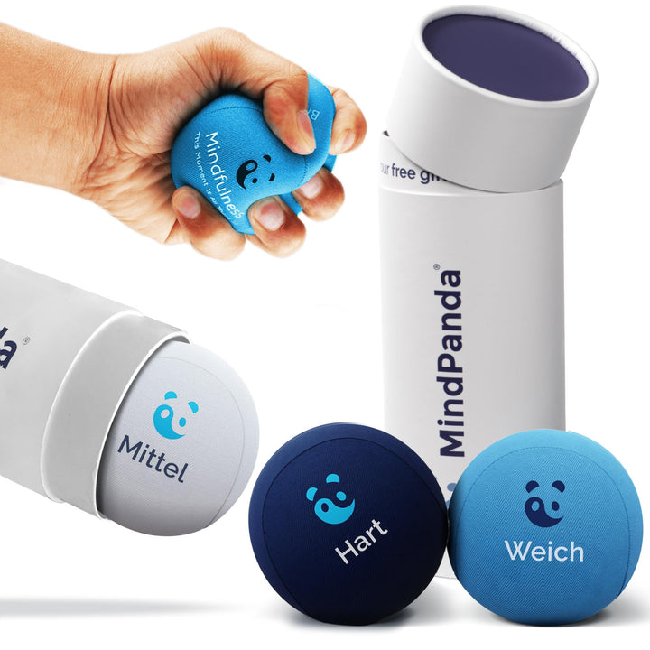 MindPanda Geist & Körper Gel-Stressball für Erwachsene – Handtherapie Anti Stress Bälle Quetschbälle
