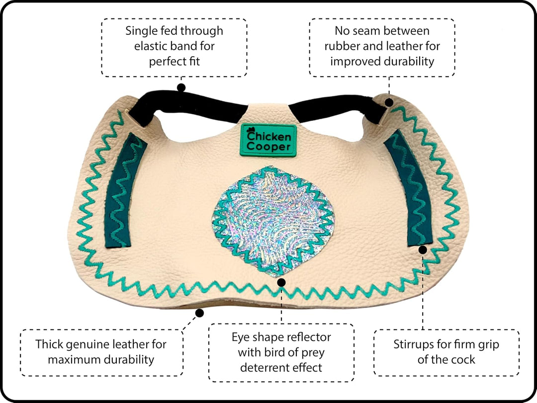 Hühnersattel, Hühnerweste, Federschutz, Geflügel Rückenschutz, Echtleder Handgemacht (1, Weinrotfarb