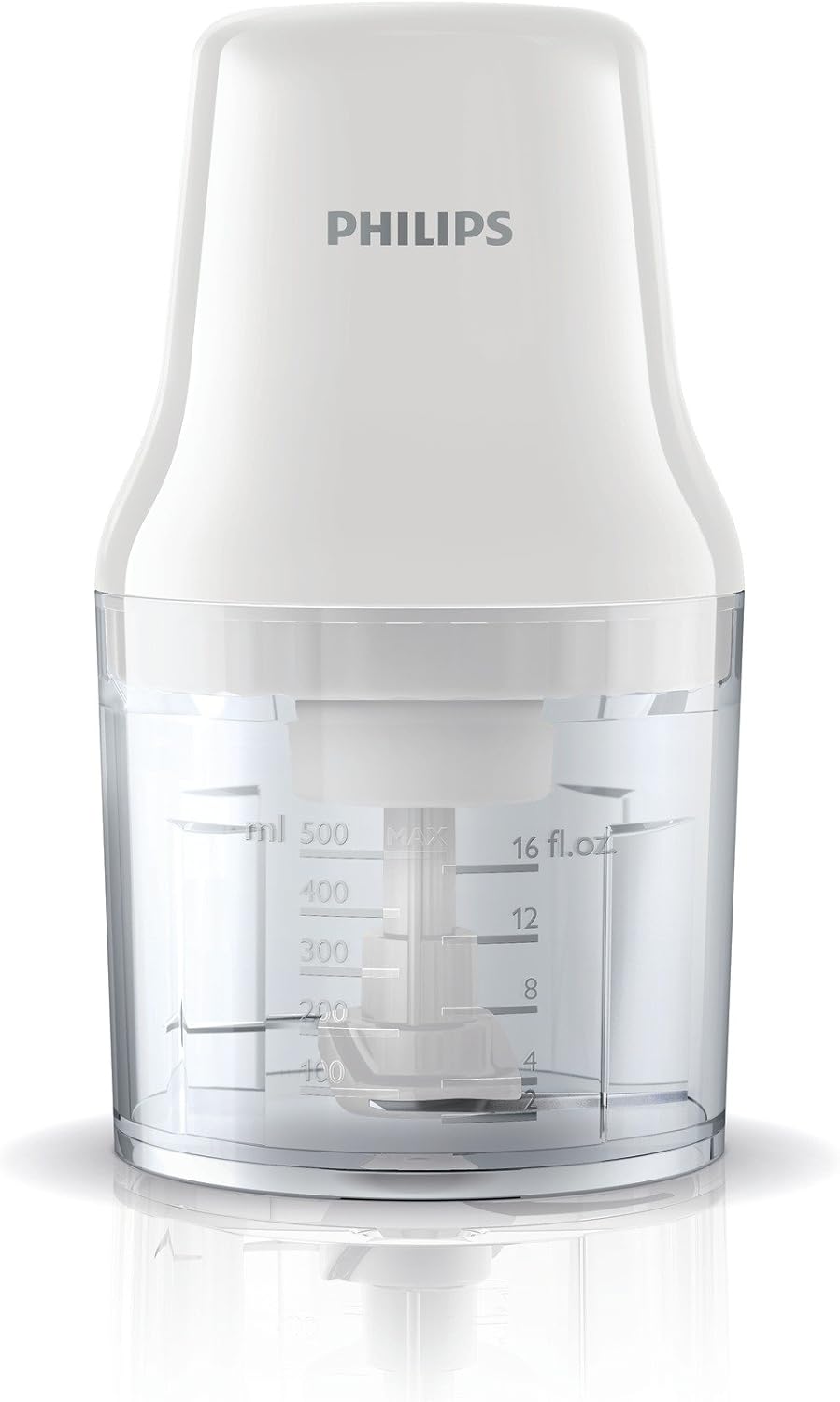 PHILIPS HR1393/00 Küchenmaschine (0,7 L, 450 W) transparent zerkleinerer, zerkleinerer