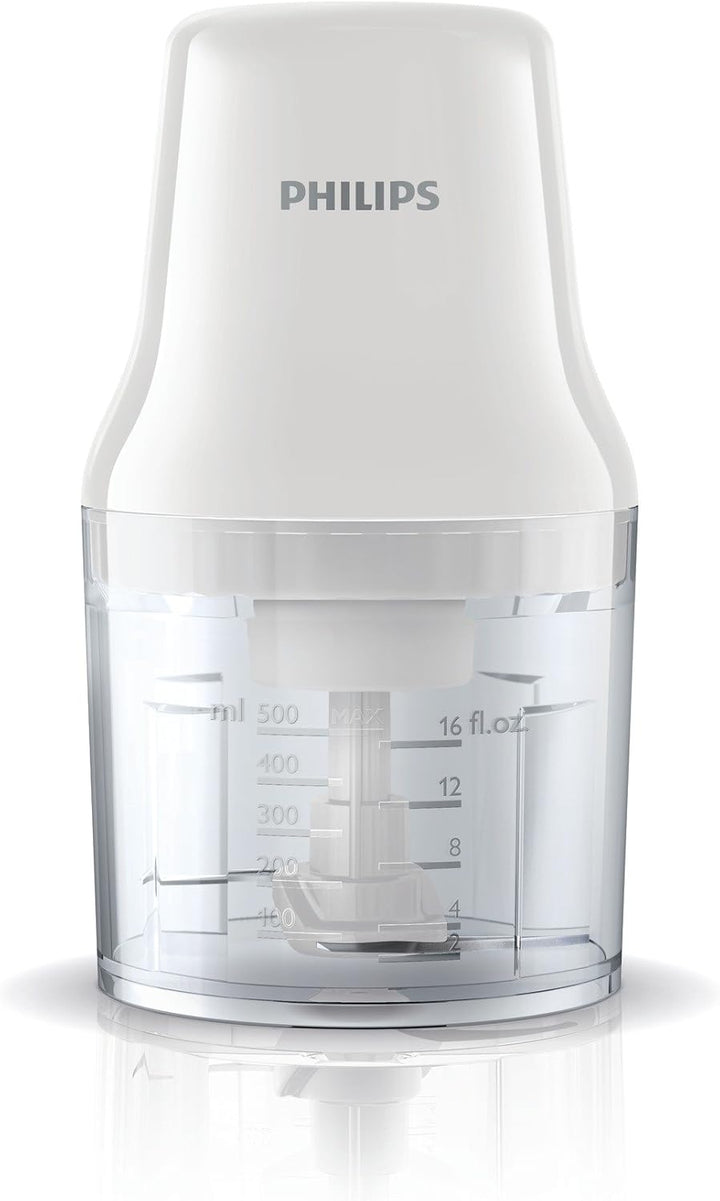 PHILIPS HR1393/00 Küchenmaschine (0,7 L, 450 W) transparent zerkleinerer, zerkleinerer