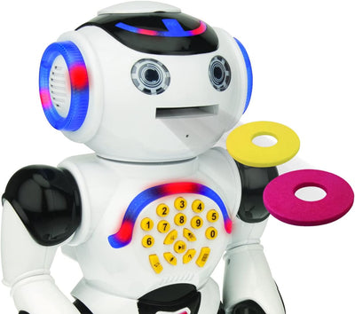 Lexibook Powerman Roboter, Weiss (ROB50ES) - Spanische Version, ROB50ES