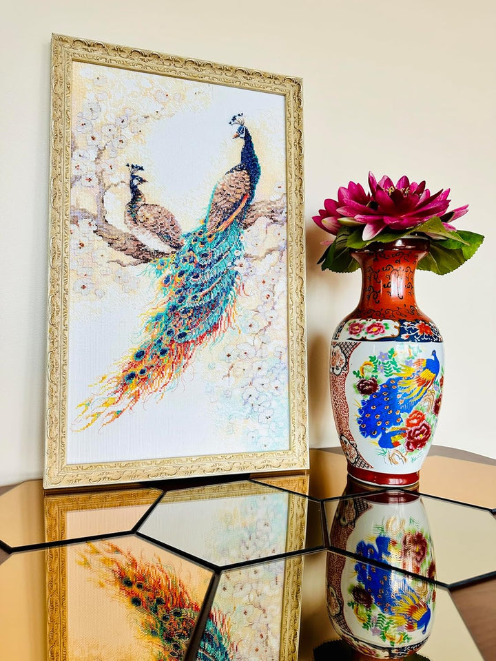 Riolis Kreuzstichset Persischer Garten, Weiss