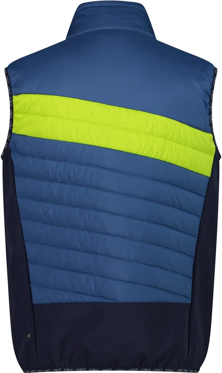 CMP Herren Hybrid Weste Steppweste Blau 50, Blau 50