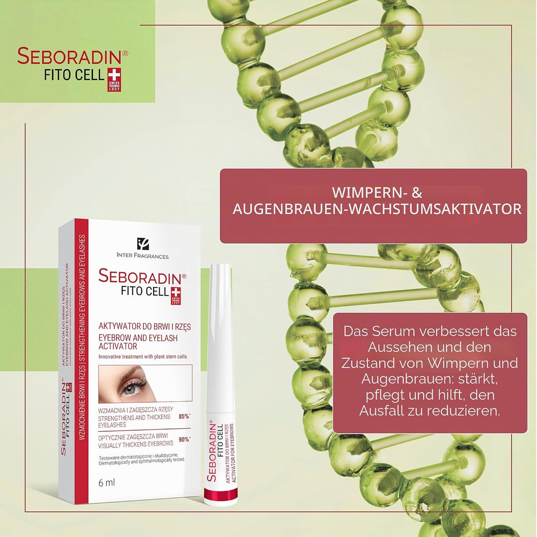 Seboradin Wimpern Serum Augenbrauen Lifting Aktivator Wimpernlifting Wachstum 6ML