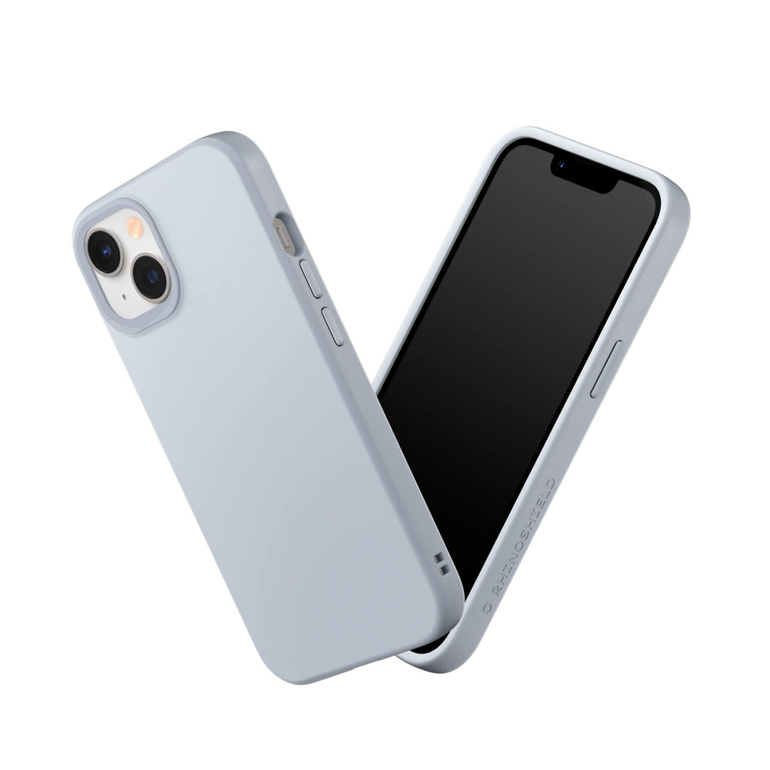 RhinoShield Coque Compatible Avec [iPhone 13/14] | SolidSuit iPhone 14 / 13 - Silbergrau, iPhone 14