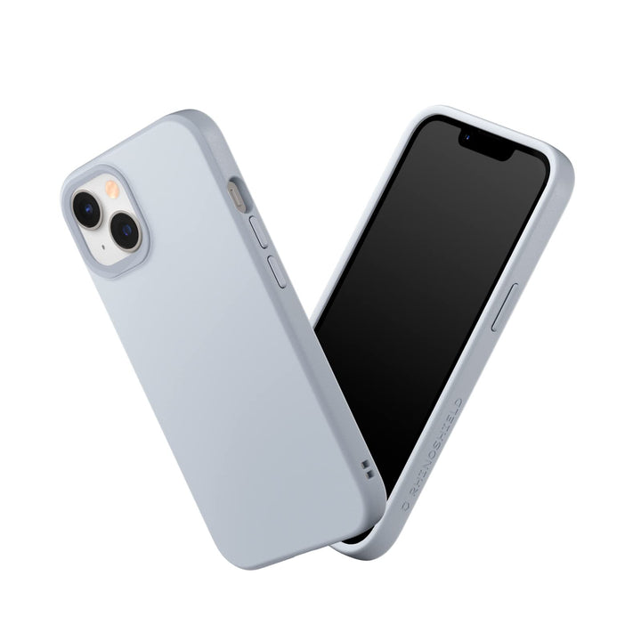 RhinoShield Coque Compatible Avec [iPhone 13/14] | SolidSuit iPhone 14 / 13 - Silbergrau, iPhone 14
