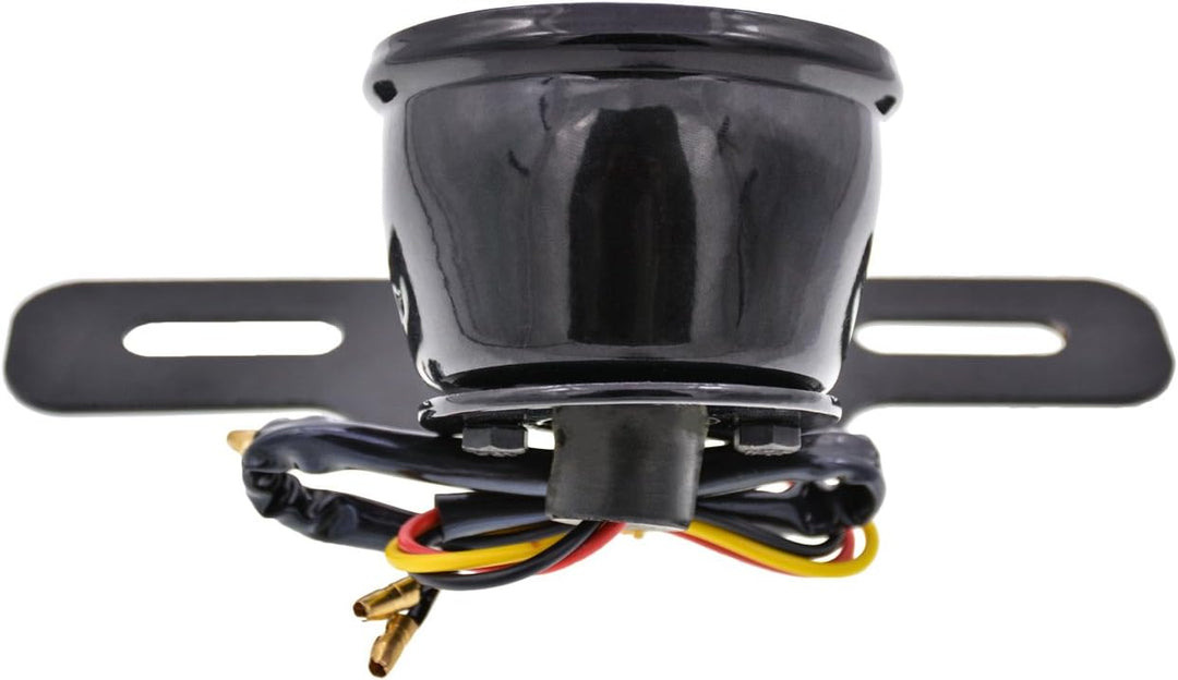 KATUR Motorrad Kühlergrill Rücklicht DC 12 V Rücklicht Bremslicht Kennzeichenhalter Rücklicht Bremsl