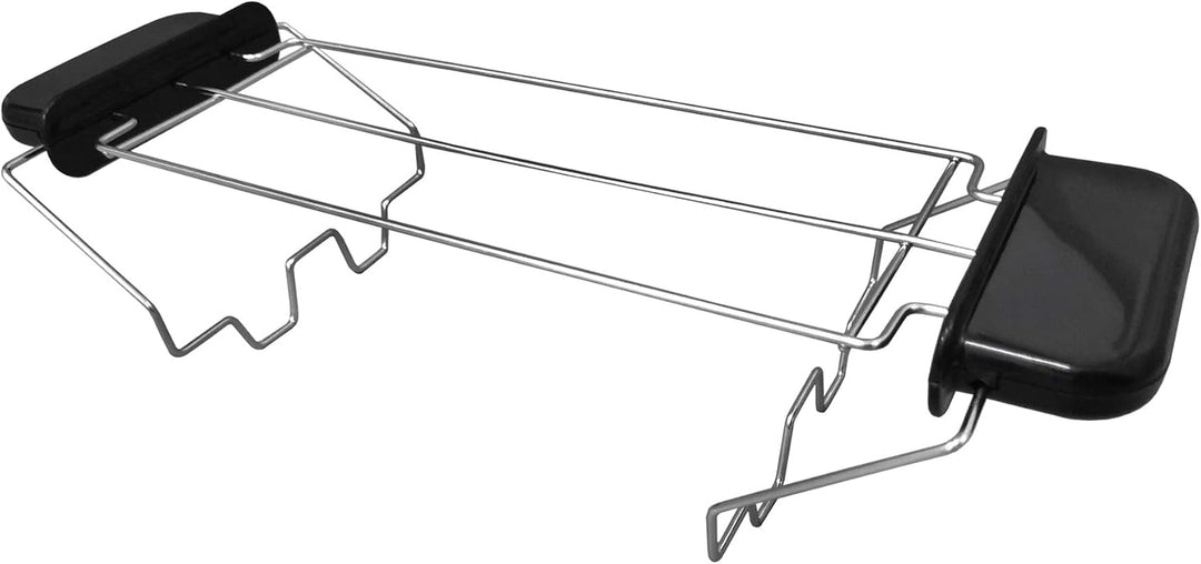 Unold 38326 Toaster 2er Retro - 2 Scheiben-Toaster, Retro, Edelstahl, 4 Funktionen, Brötchenaufsatz,