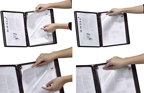 Durable Sichttafel Sherpa Panel A4, 5 Stück, graphit, 560637, graphit