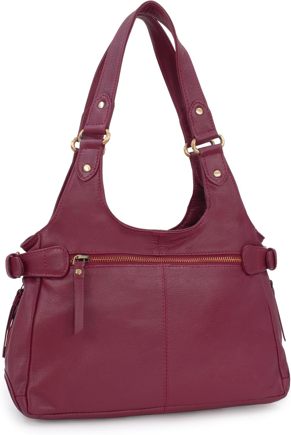 Catwalk Collection Handbags - Leder - Umhängetasche/Schultertasche - ROXANNA Rot, Rot