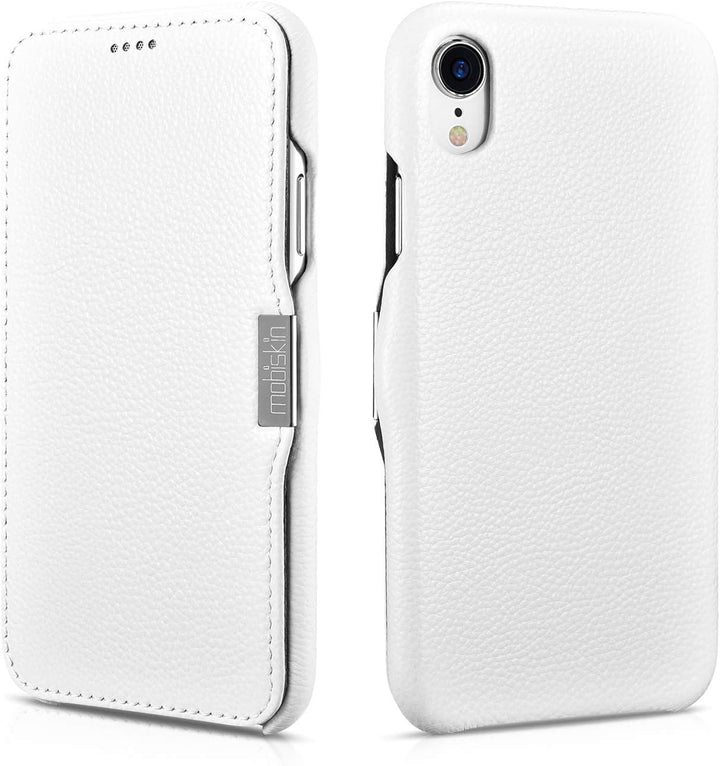 Mobiskin Hülle kompatibel mit Apple iPhone XR (6,1 Zoll), Handyhülle mit echtem Leder, Case, Schutzh