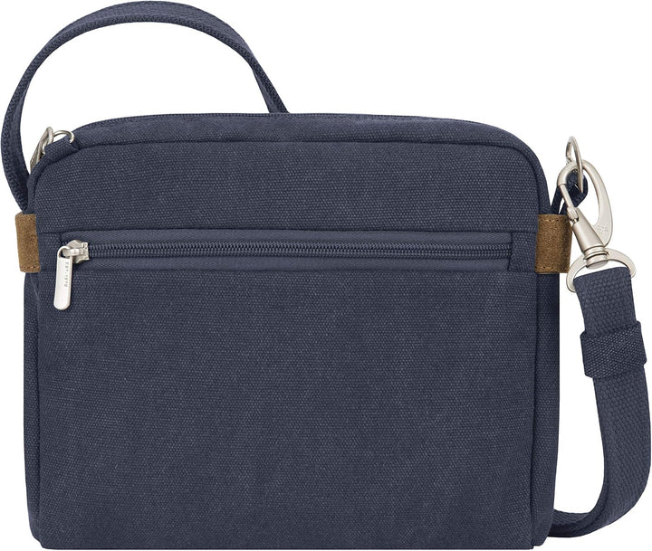Travelon Anti-Diebstahl Heritage Crossbody-Tasche Marineblau, Marineblau