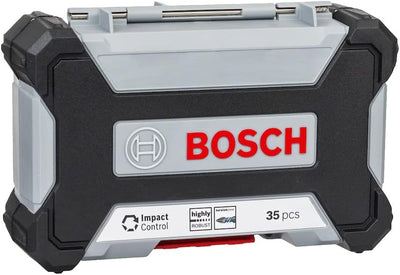 Bosch Professional 35tlg. MultiConstruction Bohrer- und Impact Control Schrauberbit-Set (Pick and Cl