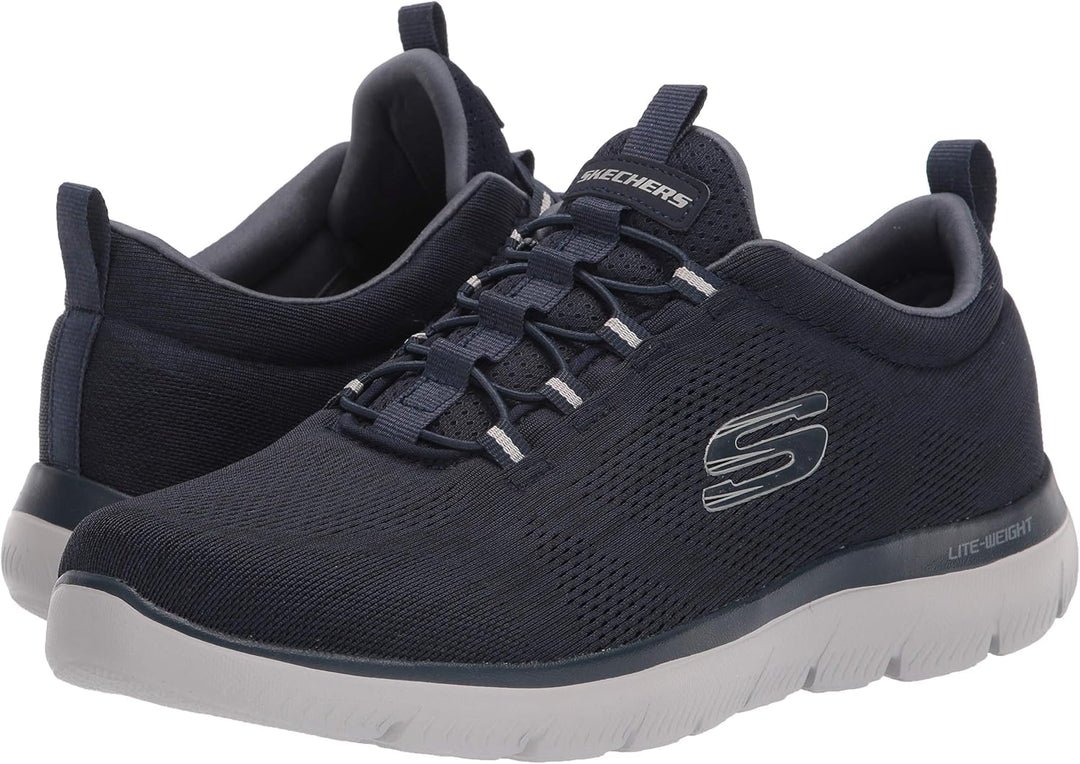 Skechers Damen Bobs Squad Sneaker 40.5 EU Weit Marineblau, 40.5 EU Weit Marineblau