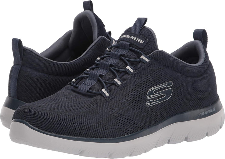 Skechers Damen Bobs Squad Sneaker 40.5 EU Weit Marineblau, 40.5 EU Weit Marineblau