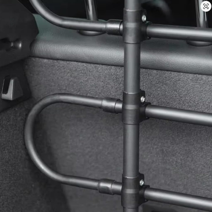 Universelles Verstellbares Hunde­Gitter für Autos - Breite 90-155 cm & Höhe 75-134 cm - Einfache Mon