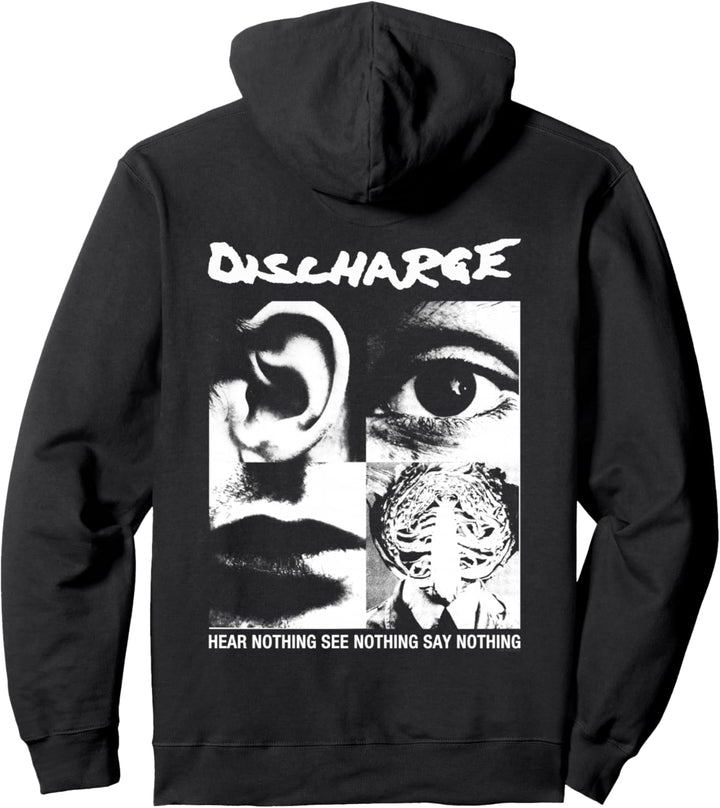 Discharge - Hear Nothing - Official Merchandise Pullover Hoodie