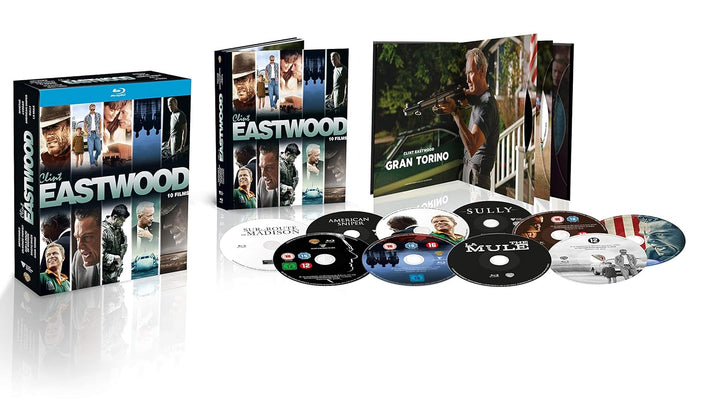 Clint eastwood - coffret blu ray 10 films [blu-ray], Blu-ray