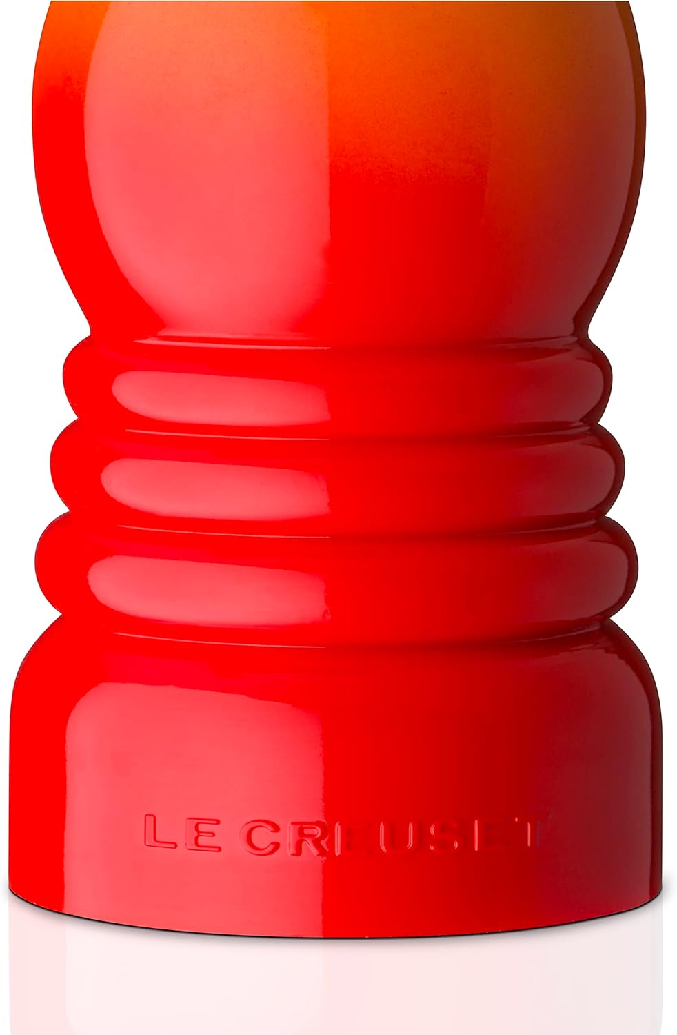 Le Creuset Pfeffermühle, ABS-Kunststoff, 6,2 x 6,2 x 20,8 cm, Keramik-Mahlwerk, Ofenrot, 96001900090