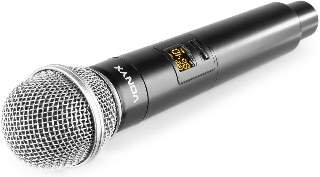 VONYX WM552 - Funk Mikrofon drahtlos, Doppel Set, Wireless UHF Microphone, kabelloses Mikrofonsystem