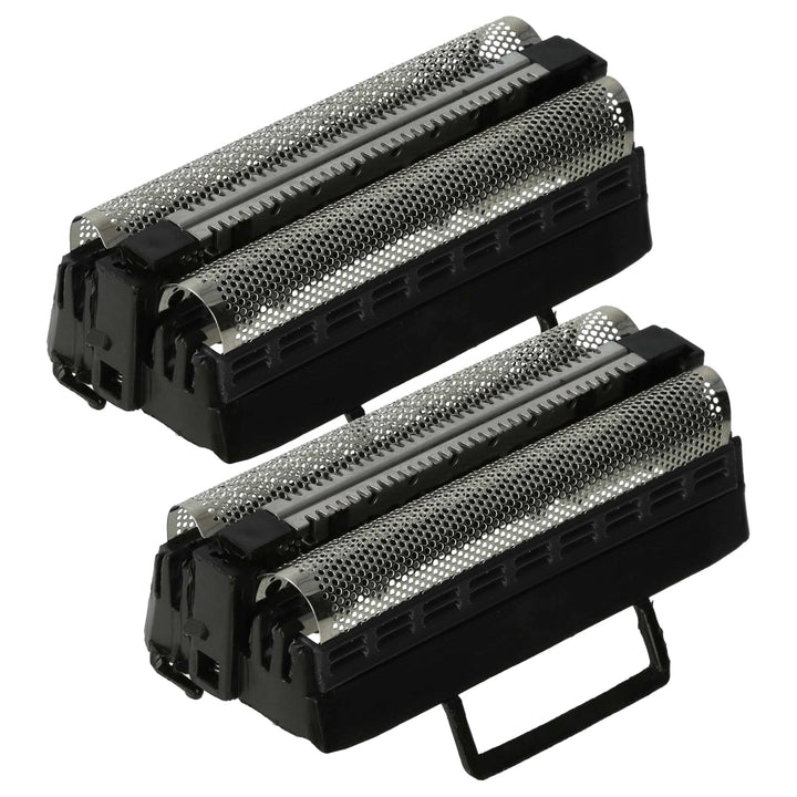 vhbw 2X Doppelscherfolie kompatibel mit Carrera 2613.1, 2513.1, 2313.1 Elektrorasierer + Rahmen, sch