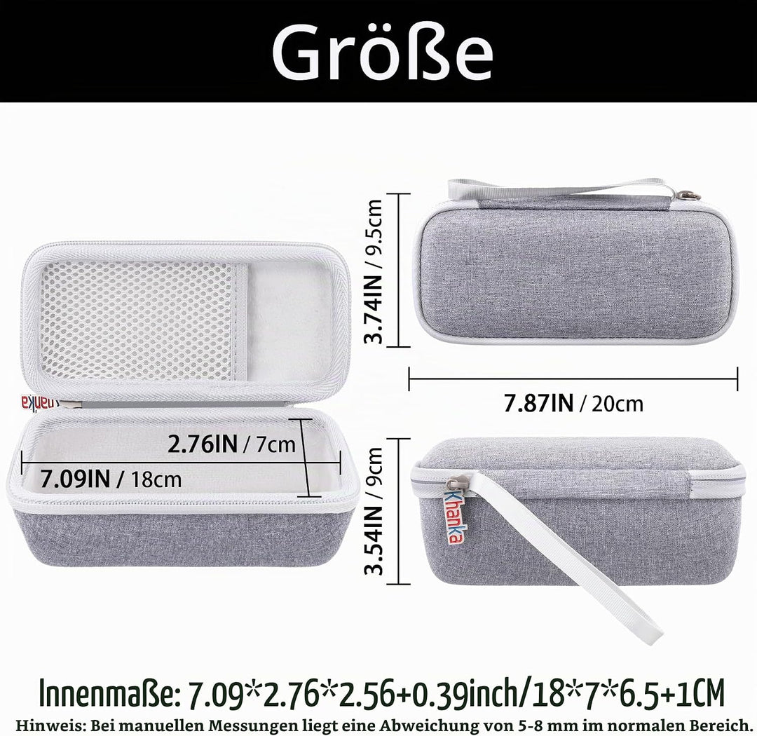 Khanka Hartschalenhülle kompatibel mit Sonos Roam 2 / Sonos Roam/Sonos Roam SL, tragbarer, wasserdic