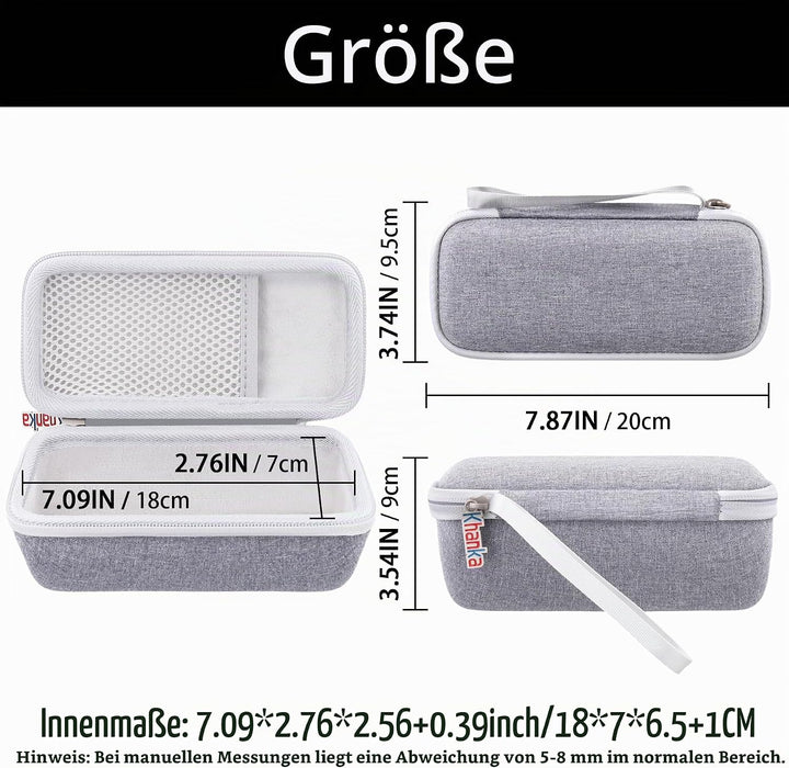 Khanka Hartschalenhülle kompatibel mit Sonos Roam 2 / Sonos Roam/Sonos Roam SL, tragbarer, wasserdic