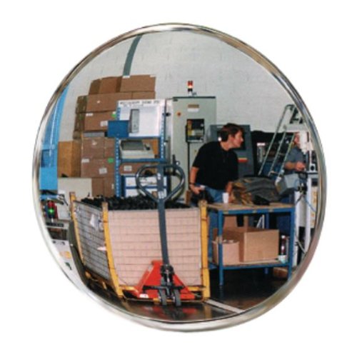 Spl Kontroll-/Sicherheitsspiegel D.400mm Rückw.schwarz m.Halterung 4m SPL