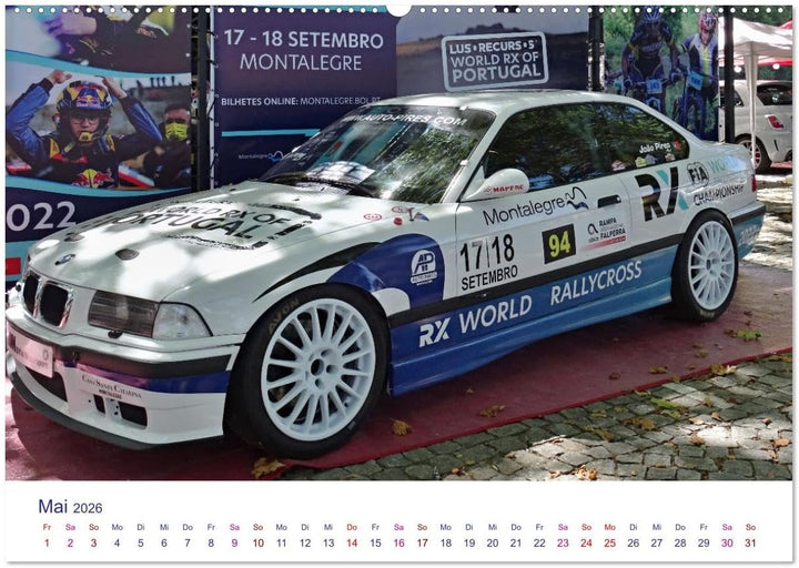 Rally Ikonen (Wandkalender 2026 DIN A2 quer), CALVENDO Monatskalender: Autos die Rallygeschichte sch