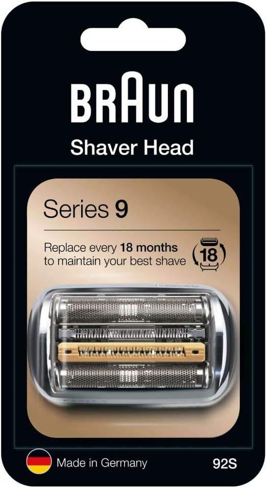 Braun Series 9 Elektrorasierer Scherkopf, Ersatzscherteil kompatibel mit Rasierer Herren Series 9, 9