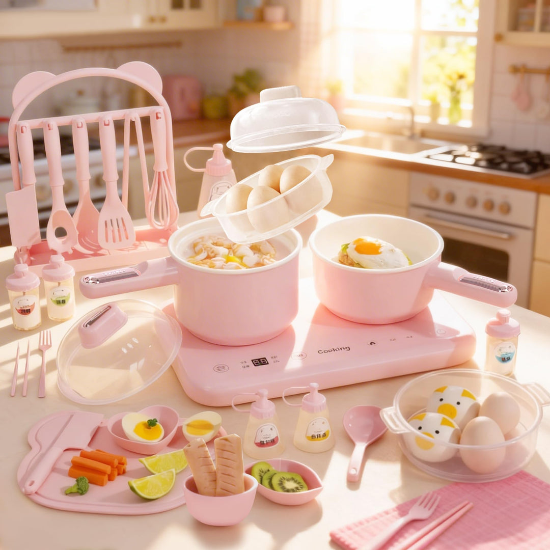 Elektrischer Hot Pot Doppelkochfeld Mini Multicooker – Elektro Kochtopf mit Dampfgarer & Suppentopf,